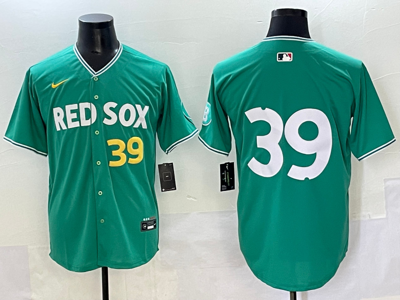 Men's Boston Red Sox Marcelo Mayer #39 Green 2025 City Connect Limited Jersey